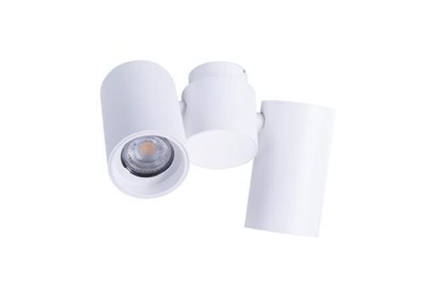 MAKALU 2 přisazené bodové svítidlo 2x GU10 50W bez zdroje IP20, bílé 5