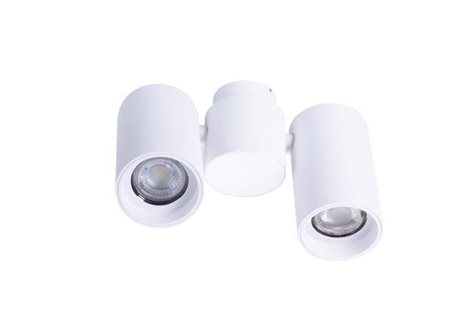 MAKALU 2 přisazené bodové svítidlo 2x GU10 50W bez zdroje IP20, bílé 2