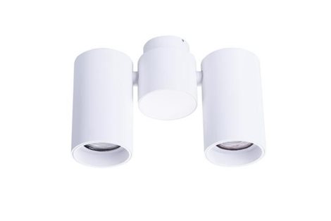 MAKALU 2 přisazené bodové svítidlo 2x GU10 50W bez zdroje IP20, bílé 10