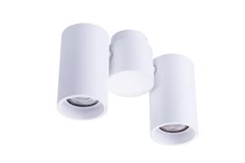 MAKALU 2 přisazené bodové svítidlo 2x GU10 50W bez zdroje IP20, bílé