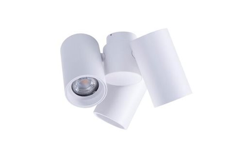 MAKALU 3 přisazené bodové svítidlo 3x GU10 50W bez zdroje IP20, bílé 3