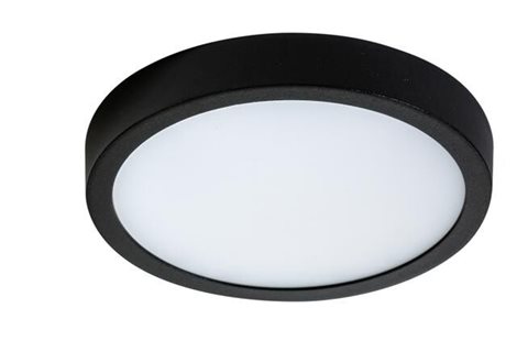 MALTA přisazené svítidlo LED 12W 900lm 3000K 17cm kulaté IP20, černé 3