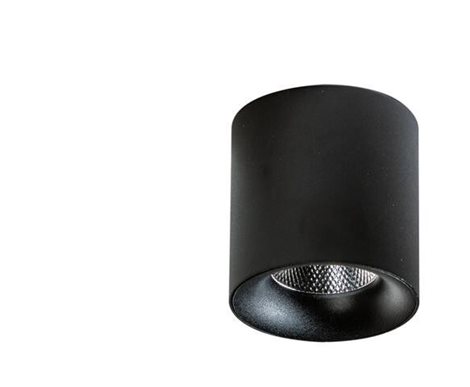 MANE přisazené bodové svítidlo LED 20W 1794lm 3000K stmívatelné 10cm kulaté IP20, černé 1