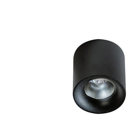 MANE přisazené bodové svítidlo LED 30W 2650lm 3000K stmívatelné 11,5cm kulaté IP20, černé 2