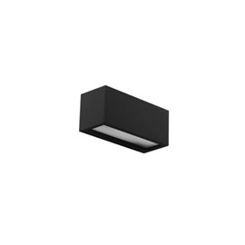 VENTA venkovní nástěnné svítidlo 1x E27 18W bez zdroje 25cm IP54, černé