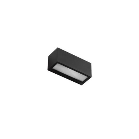 VENTA venkovní nástěnné svítidlo 1x E27 18W bez zdroje 25cm IP54, černé 5