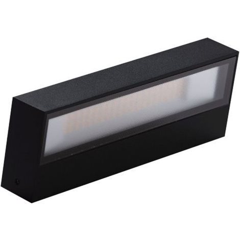 COSEL venkovní nástěnné svítidlo LED 16W 1300lm 3000K 23cm IP54, černé 3