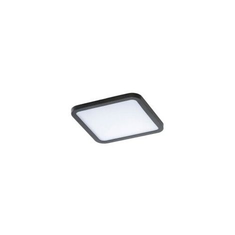 Slim vestavné koupelnové svítidlo LED 12W 1000lm 4000K 14,5cm hranaté IP44, černé 2