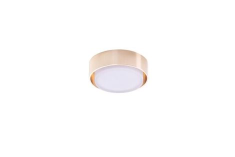 KASTORIA koupelnové zápustné svítidlo LED 7W 550lm 3000K 10cm kulaté IP44, zlaté 2