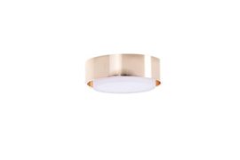 KASTORIA koupelnové zápustné svítidlo LED 7W 550lm 3000K 10cm kulaté IP44, zlaté