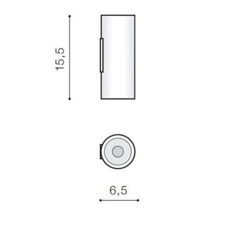 VELIA nástěnné bodové svítidlo 2x GU10 50W bez zdroje 15,5cm IP20, mosazné 4