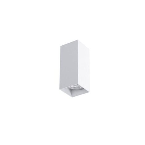 VELIA nástěnné bodové svítidlo 2x GU10 50W bez zdroje 15,5cm hranaté IP20, bílé 2