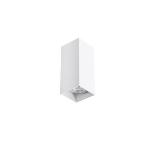 VELIA nástěnné bodové svítidlo 2x GU10 50W bez zdroje 15,5cm hranaté IP20, bílé 1