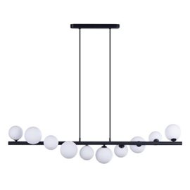 SYBILLA závěsné svítidlo 10x G9 6W bez zdroje 120cm IP20, černé