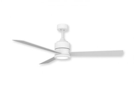 VINCA stropní svítidlo s ventilátorem LED 18W 600lm 3000/4000/5500K CCT 124cm IP20, bílé + ovladač 1