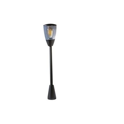 RASMUS venkovní sloupkové svítidlo 1x E27 40W bez zdroje 80cm IP65, černé 6
