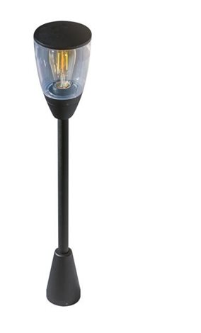 RASMUS venkovní sloupkové svítidlo 1x E27 40W bez zdroje 80cm IP65, černé 4