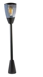 RASMUS venkovní sloupkové svítidlo 1x E27 40W bez zdroje 80cm IP65, černé
