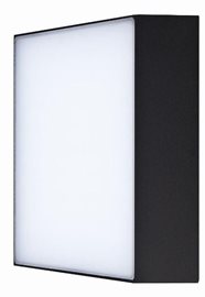 CASPER venkovní přisazené svítidlo LED 15W 1300lm 3000K 20cm hranaté IP54, černé