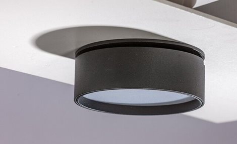 MONA zápustné svítidlo LED 18W 1260lm 3000K kulaté IP20, černé 4