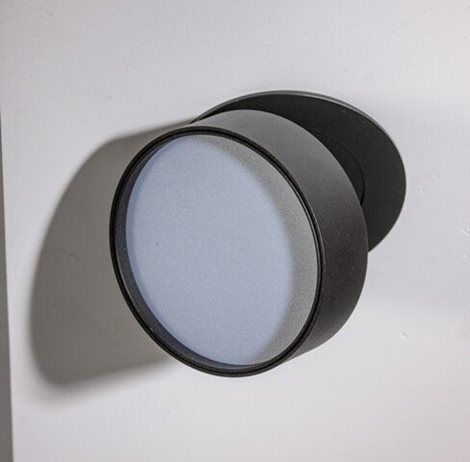 MONA zápustné svítidlo LED 18W 1260lm 3000K kulaté IP20, černé 3