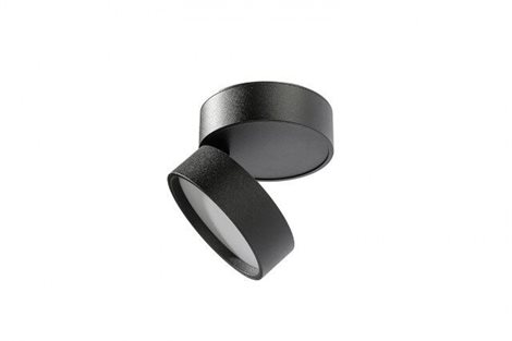 MONA přisazené svítidlo LED 12W 840lm 3000K kulaté IP20, černé 3
