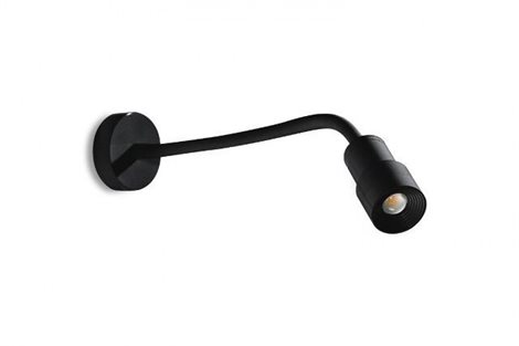 LUMI FLEX přisazené bodové svítidlo LED 5W 400lm 3000K IP20, černé 1