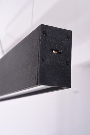 LINNEA 112 závěsné lineární svítidlo LED 48W 2700K 3000/4000/6000K 113cm IP20, černé 3