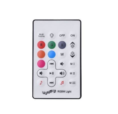 BOOMBOX venkovní přenosná lampa LED 10W + 1,8W 800lm 3000K RGB stmívatelná 32cm IP44, bílá 8