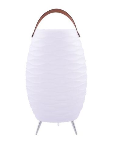 BOOMBOX venkovní přenosná lampa LED 5W + 1,8W 400lm 3000K RGB stmívatelná 50cm IP44, bílá 1
