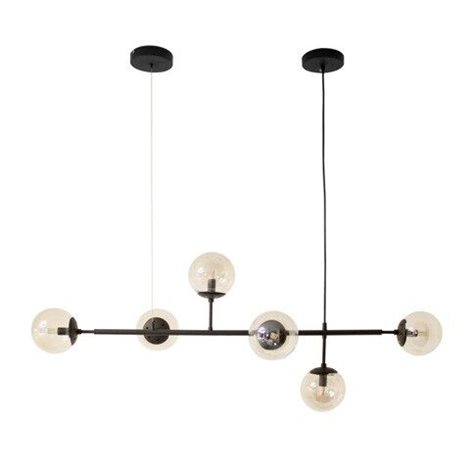 HELIOS závěsné svítidlo 6x G9 36W bez zdroje 116cm IP20, černé 1