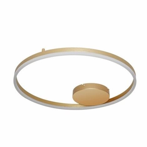 HALO stropní svítidlo LED 40W 3600lm 3000K 60cm kulaté IP20, zlaté 3