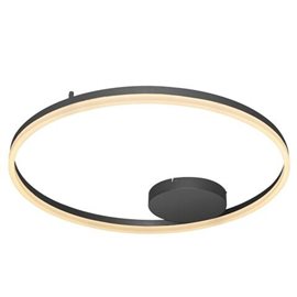 HALO stropní svítidlo LED 50W 4700lm 3000K 80cm kulaté IP20, černé