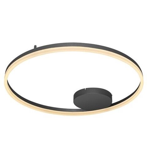 HALO stropní svítidlo LED 50W 4700lm 3000K 80cm kulaté IP20, černé 1
