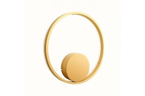 HALO nástěnné svítidlo LED 30W 2200lm 3000K 40cm kulaté IP20, zlaté 2