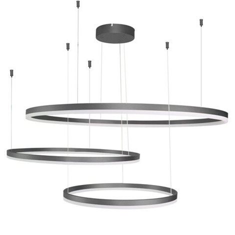 HALO stropní svítidlo LED 130W 11100lm 3000K stmívatelné kulaté IP20, černé 3