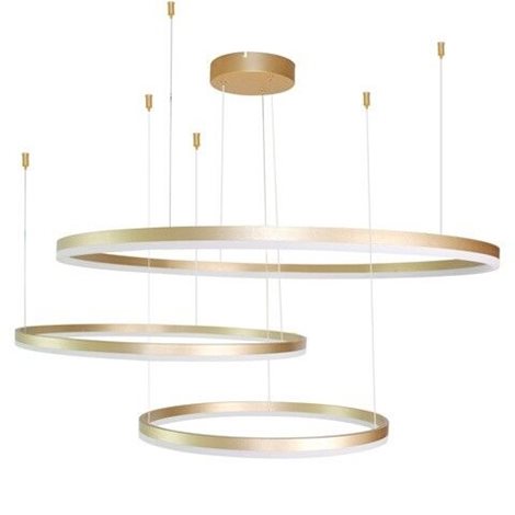 HALO stropní svítidlo LED 130W 11100lm 3000K stmívatelné kulaté IP20, zlaté 2