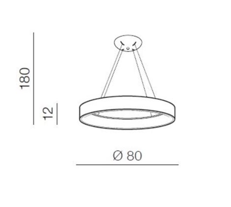 Solvent R SMART závěsné svítidlo LED 92W 4680lm 3000-6000K 80cm kulaté IP20, šedé + ovladač 6
