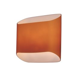 PANCAKE nástěnné svítidlo 2x G9 40W bez zdroje 23cm IP20, jantarové
