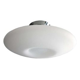 PIRES stropní svítidlo 4x E27 60W bez zdroje 60cm IP20, chrom/bílá