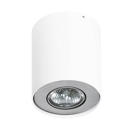 NEOS stropní bodové svítidlo 1x GU10 50W bez zdroje  IP20, bílá/hliník
