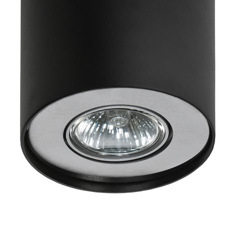 NEOS stropní bodové svítidlo 1x GU10 50W bez zdroje  IP20, černá/hliník 2