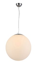 White ball závěsné svítidlo 1x E27 40W bez zdroje 40cm IP20, bílé