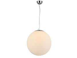 White ball závěsné svítidlo 1x E27 40W bez zdroje 50cm IP20, bílé