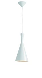 Vita závěsné svítidlo 1x E27 60W bez zdroje 18cm IP20, bílá/zlatá