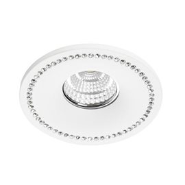 Simon pohledové svítidlo 1x GU10 50W bez zdroje 9,8cm kulaté IP20, bílé