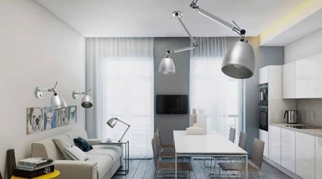 Zyta XS ALU nástěnná lampa s vypínačem 1x E27 60W bez zdroje IP20, hliník/bílá 3