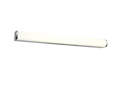 Petra 120 koupelnové nástěnné svítidlo LED 24W 1560lm 3000K 120cm IP44, chrom/bílá 1