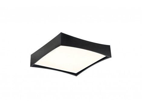 Veccio stropní svítidlo LED 30W 2100lm 3000K stmívatelné 40cm hranaté IP20, černé 1