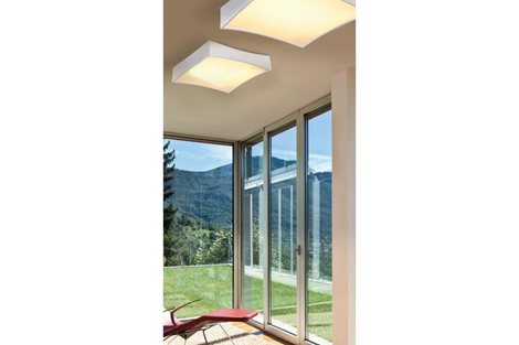 Veccio stropní svítidlo LED 30W 2100lm 3000K stmívatelné 40cm hranaté IP20, černé 2